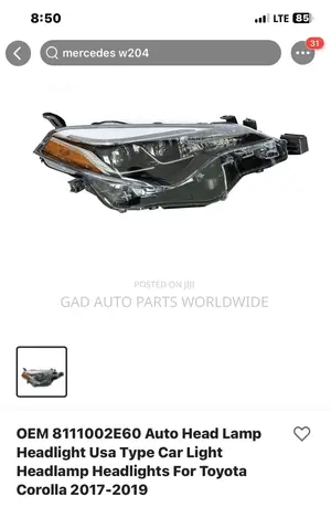 Toyota Corolla Headlights Full LED Sports 2014-2019