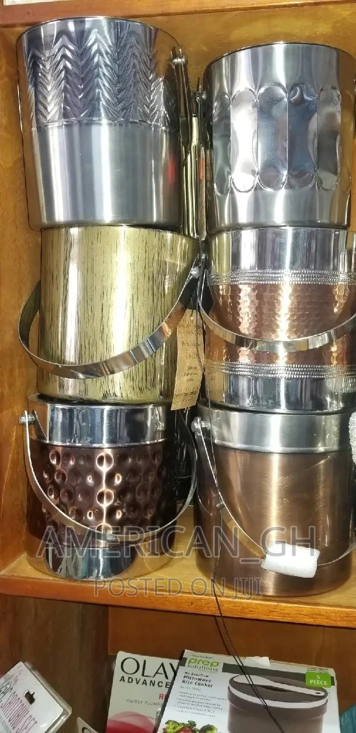 Ice Buckets and Shakers in Accra Metropolitan Restaurant & Catering