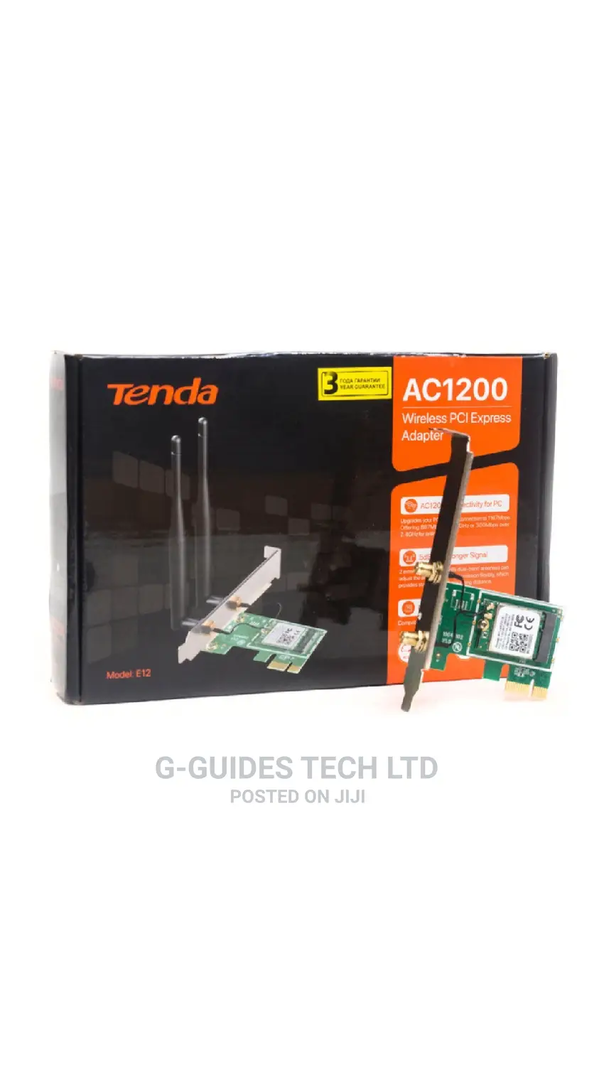 Tenda AC1200 Wireless PCI Express Adapter or Card E12