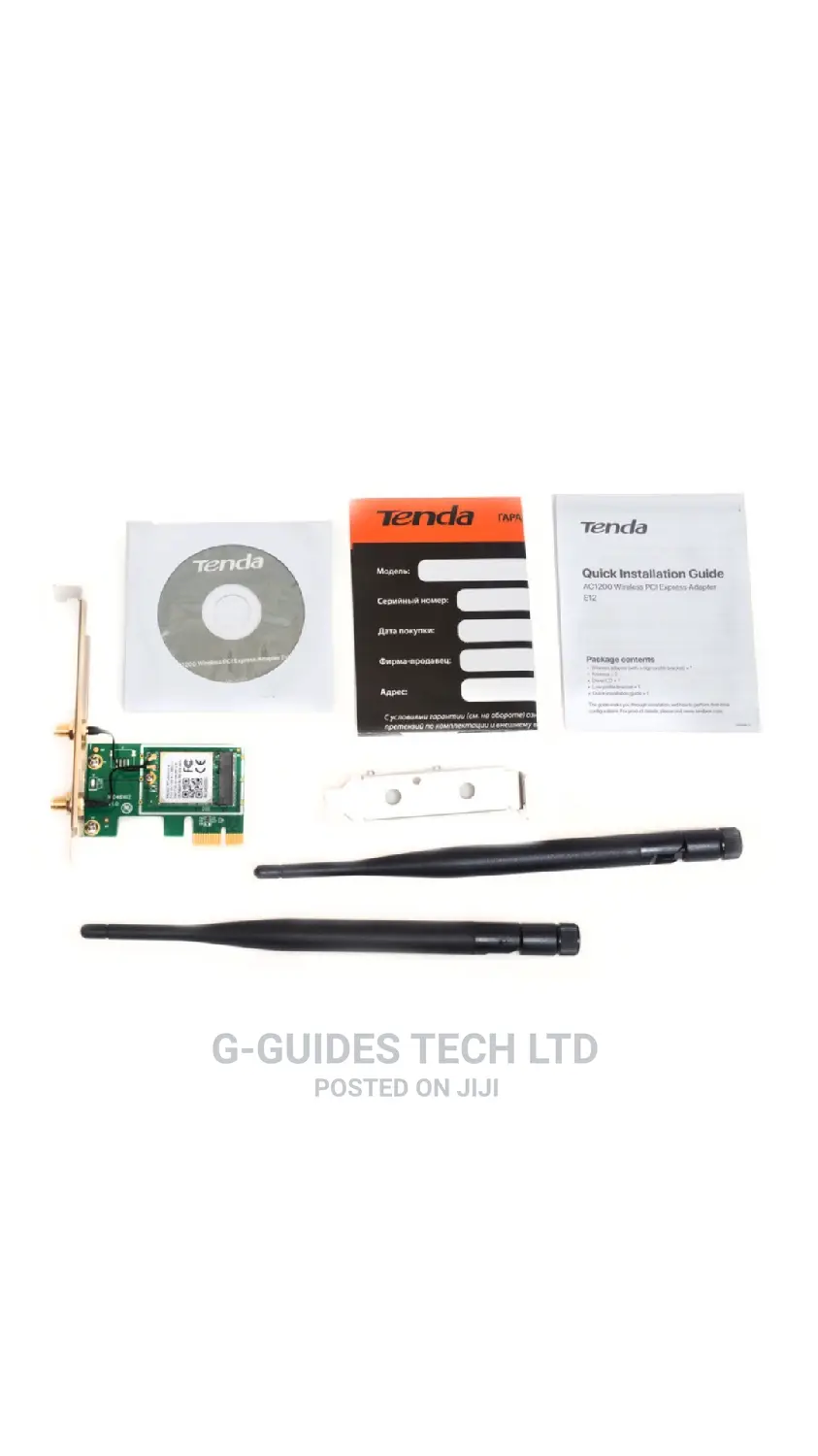 Tenda AC1200 Wireless PCI Express Adapter or Card E12