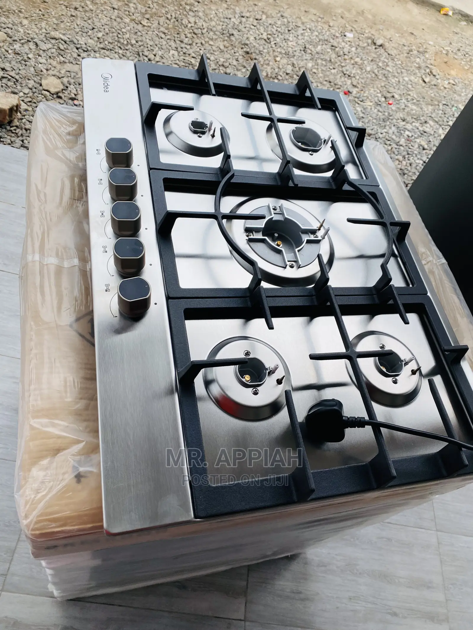 Durable Midea 90g50me005-sft 5 Gas Top Cooker(Silver)