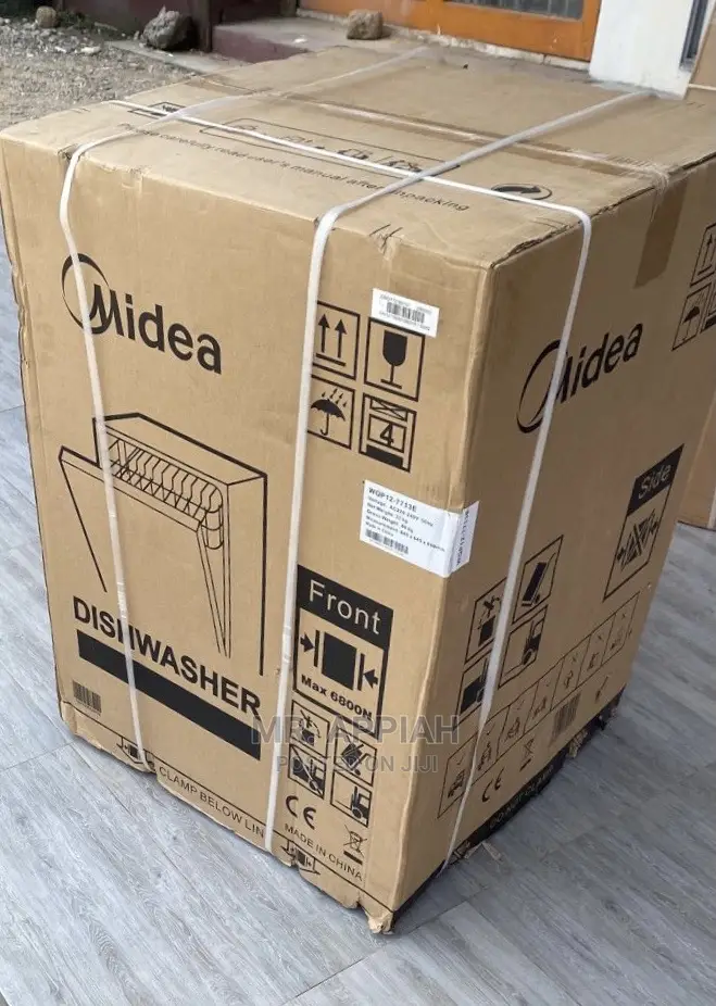 Fresh in Box  Midea(Silver) Dishwasher WQP12-7713E.