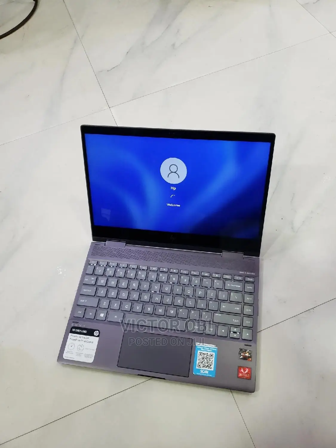 Laptop HP Envy 13 8GB AMD Ryzen 7 SSD 256GB