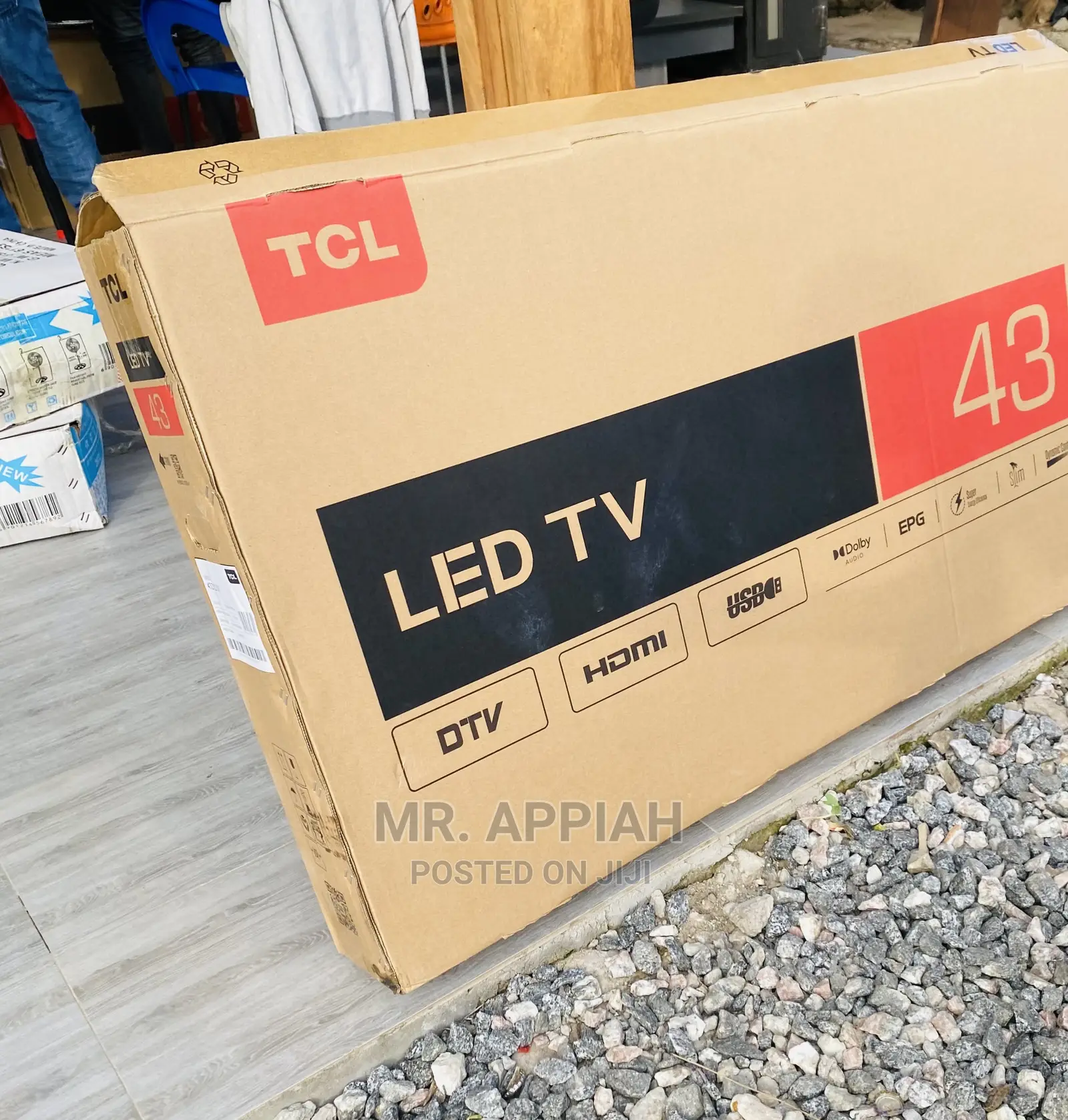 (43D3200)Reliable TCL 43inch Full LED Smart Tv 