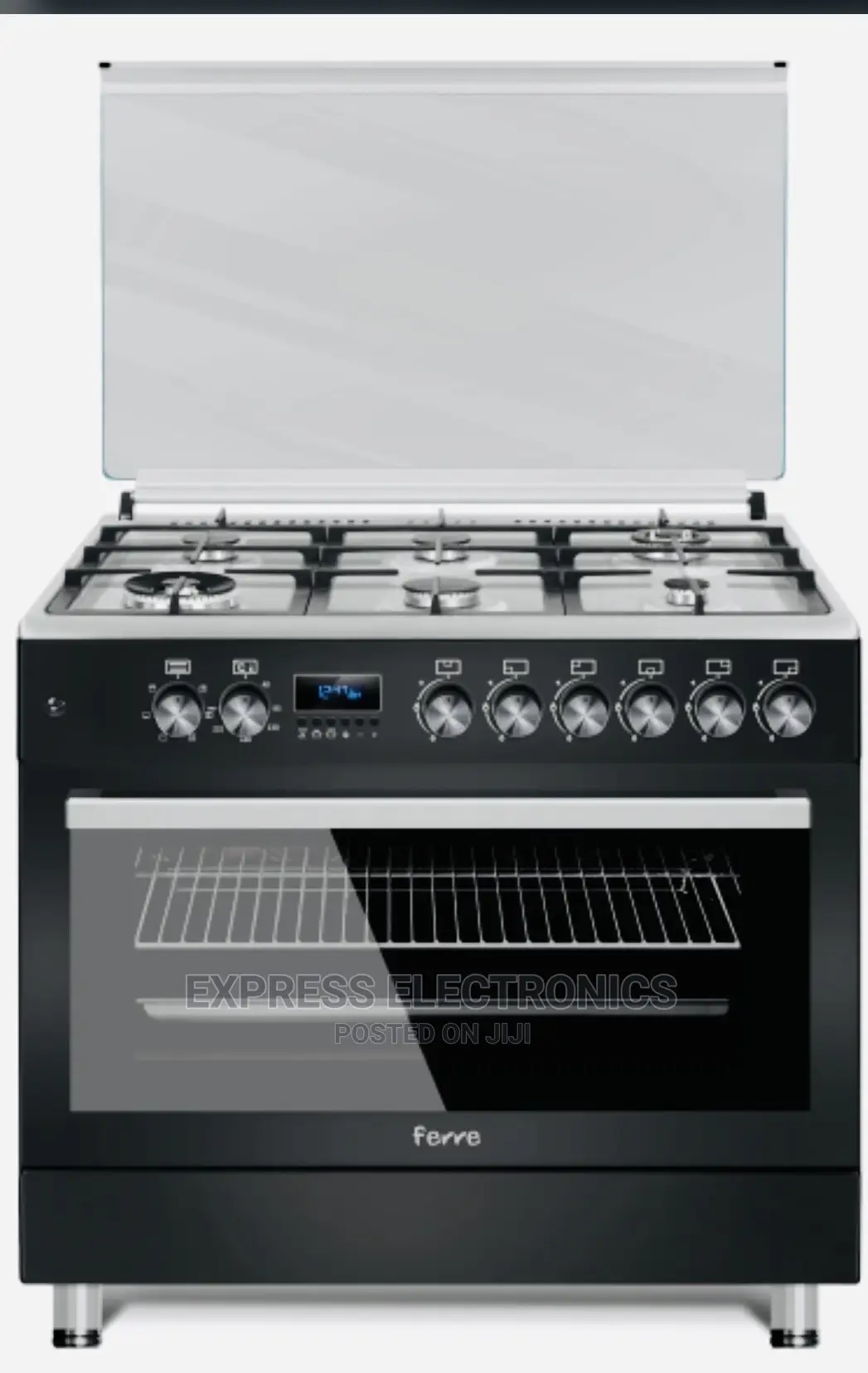 Exclusive Design 6burner Ferre Gas Cooker Rotisserie