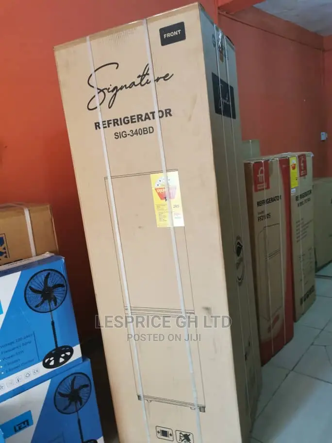 Signature 287double Door Stainless Fridge