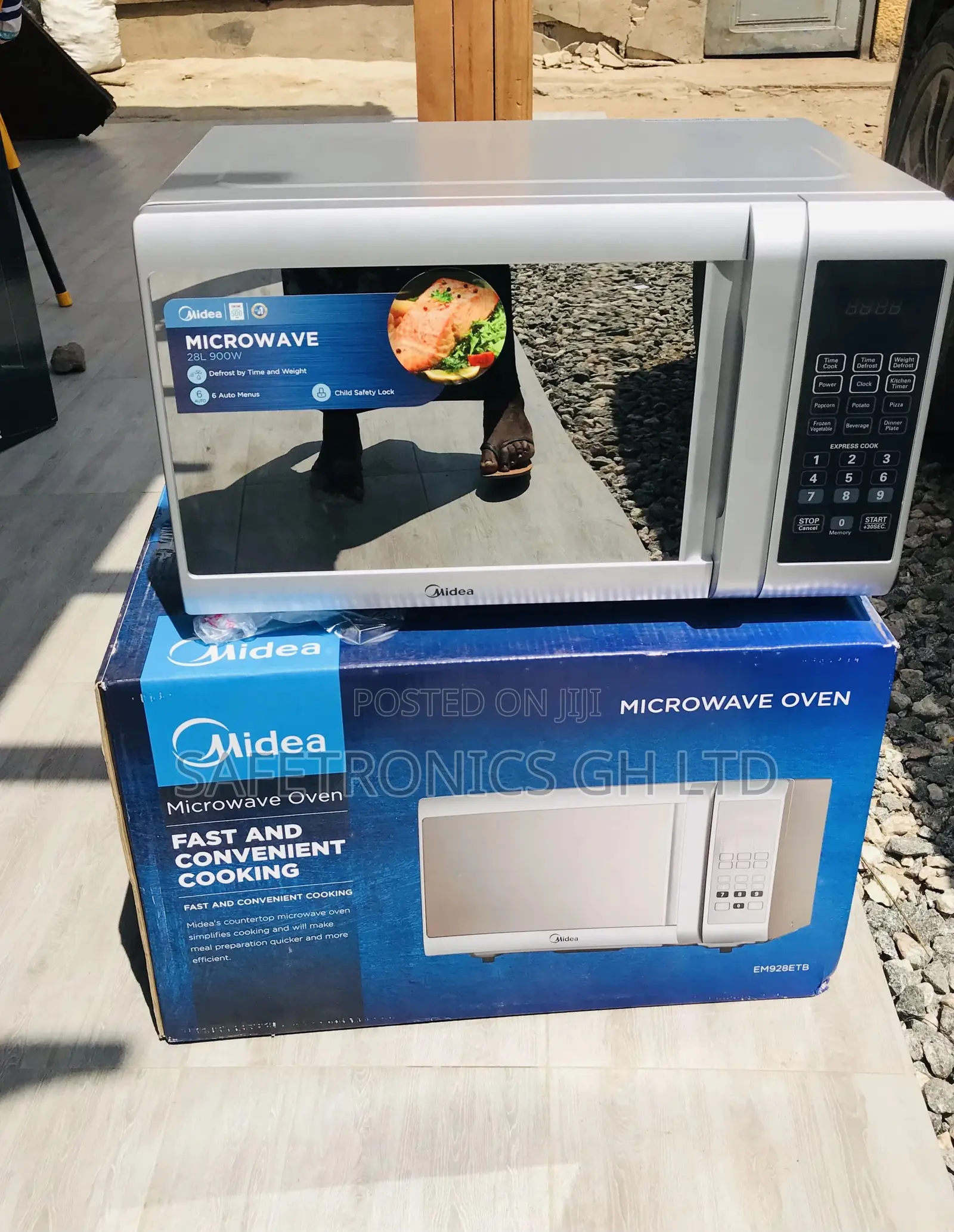 Unique Best Midea Ash Built-in Microwave 28 Liters
