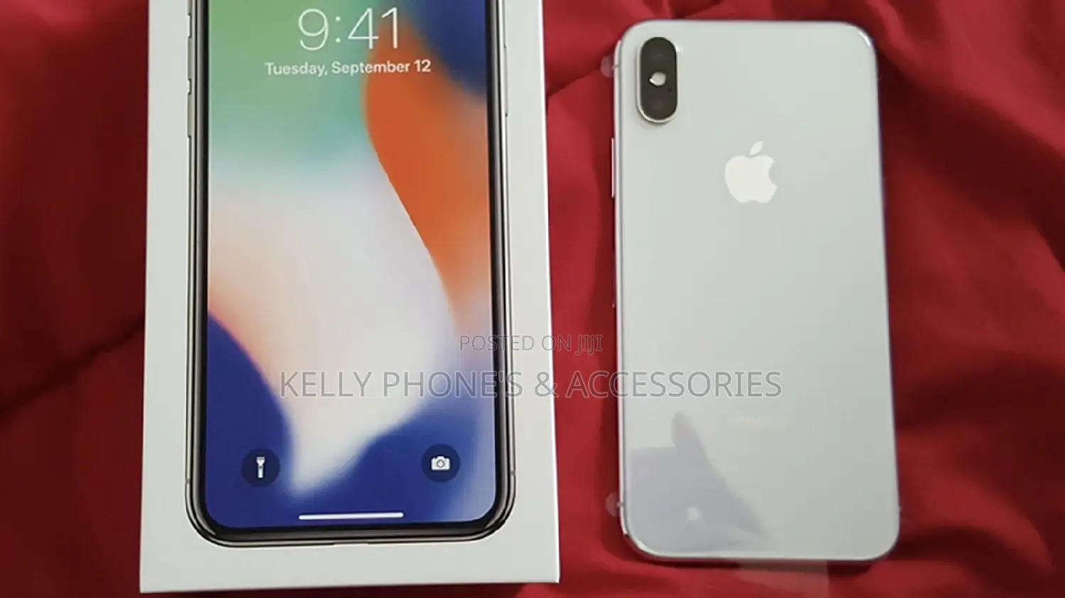 New Apple iPhone X 64 GB Silver