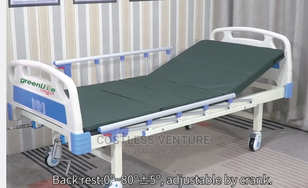 Greenlife 2 Crank Hospital Bed With Mattress in Accra Metropolitan