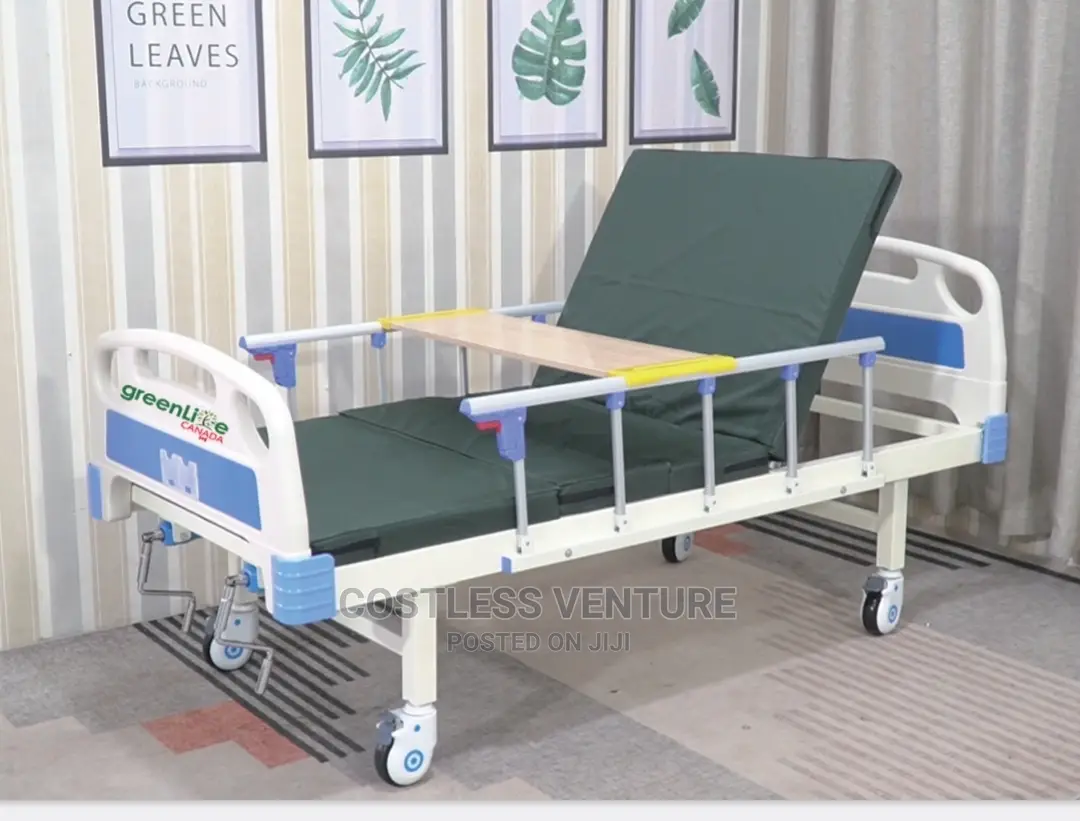 Greenlife 2 Crank Hospital Bed With Mattress
