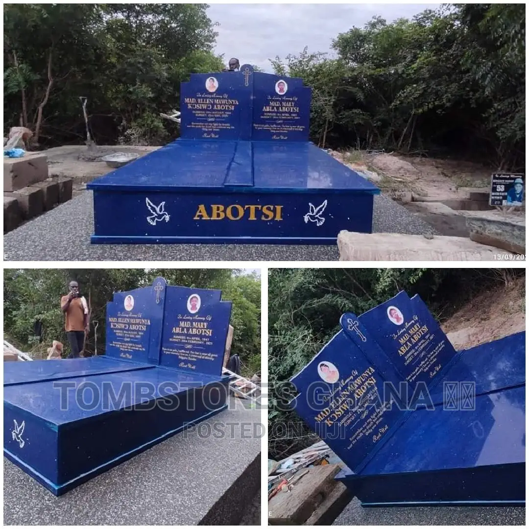 Blue Quartz Tombstone