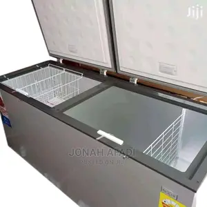 Nexus 508 LTR Double Door Chest Freezer Nx-510g Silver