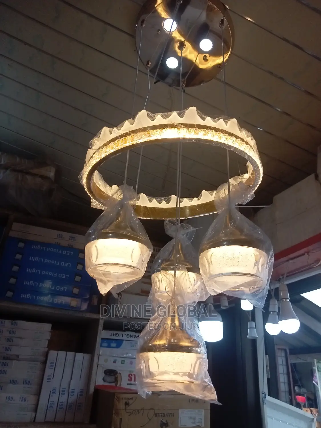 LED 3 Color Pendant Kingstyle Chandelier Lights