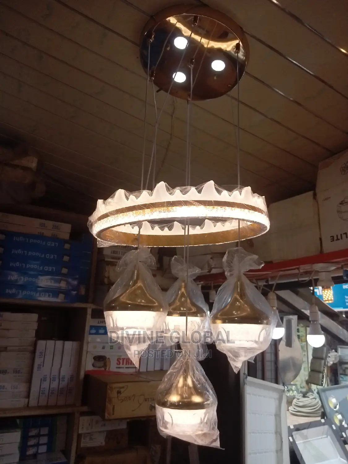 LED 3 Color Pendant Kingstyle Chandelier Lights