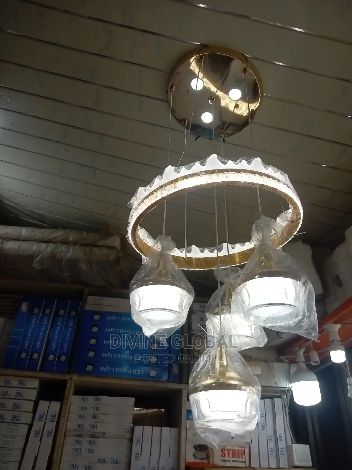 LED 3 Color Pendant Kingstyle Chandelier Lights