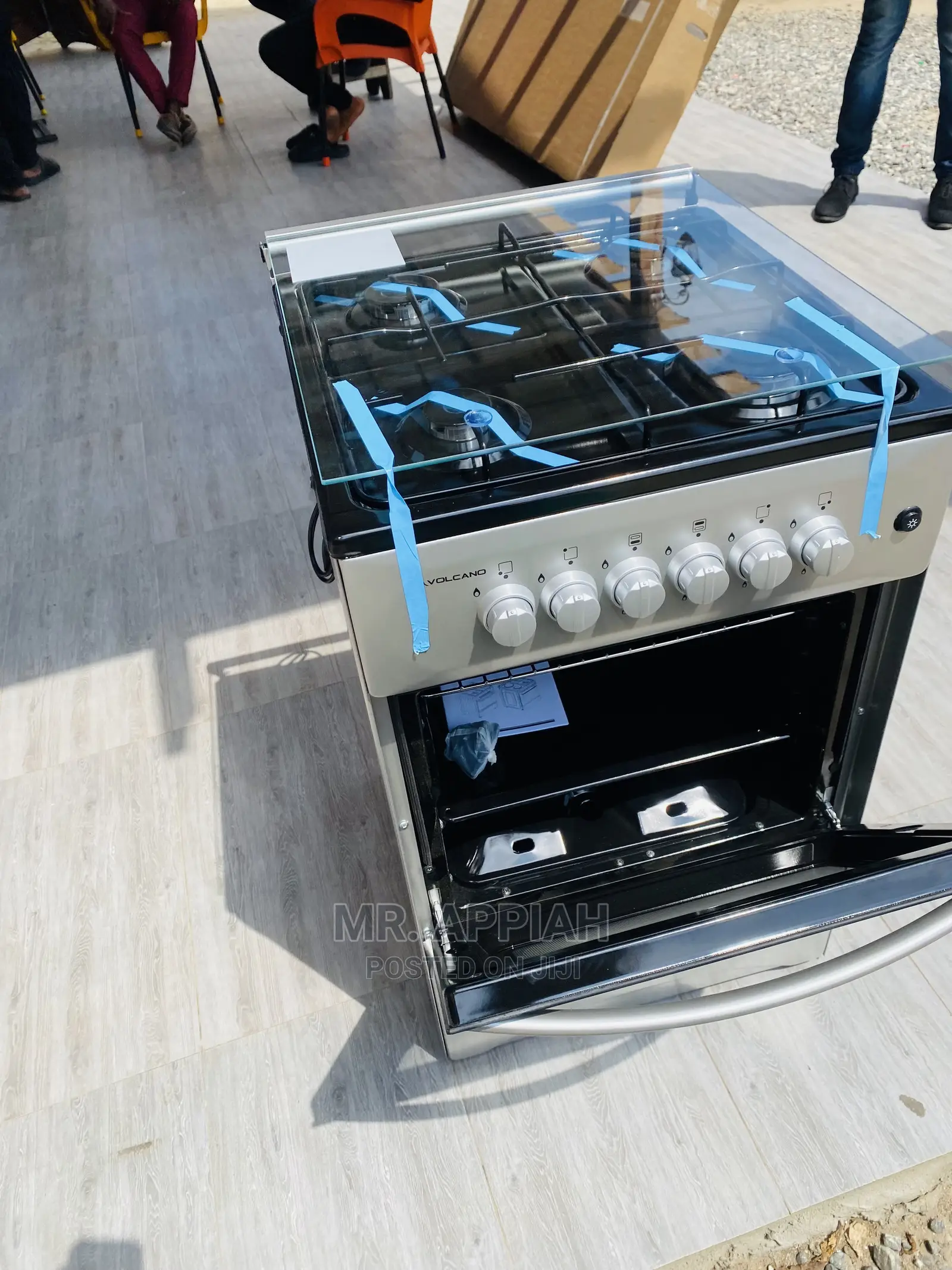 Hit Our Dm for Volcano 50x50 5 Gas Cooker(Gray) 