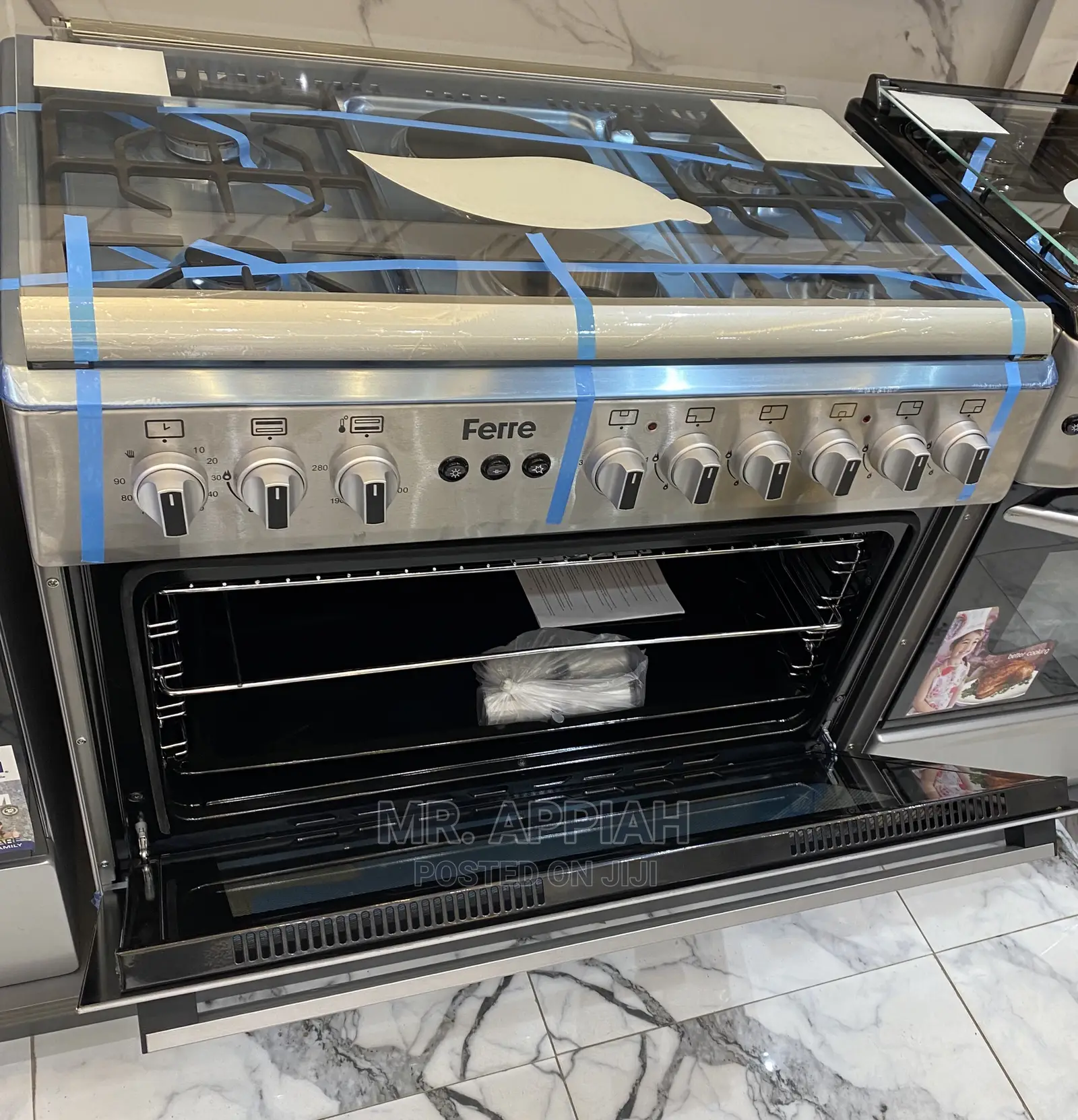 Best Ferre 6burner Gas CookerOven Grill Auto Ignition 60x90