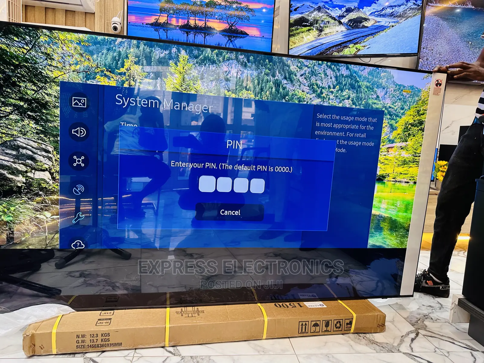 Available Now at Our Shop 85”Bu8000 UHD Samsung Smart