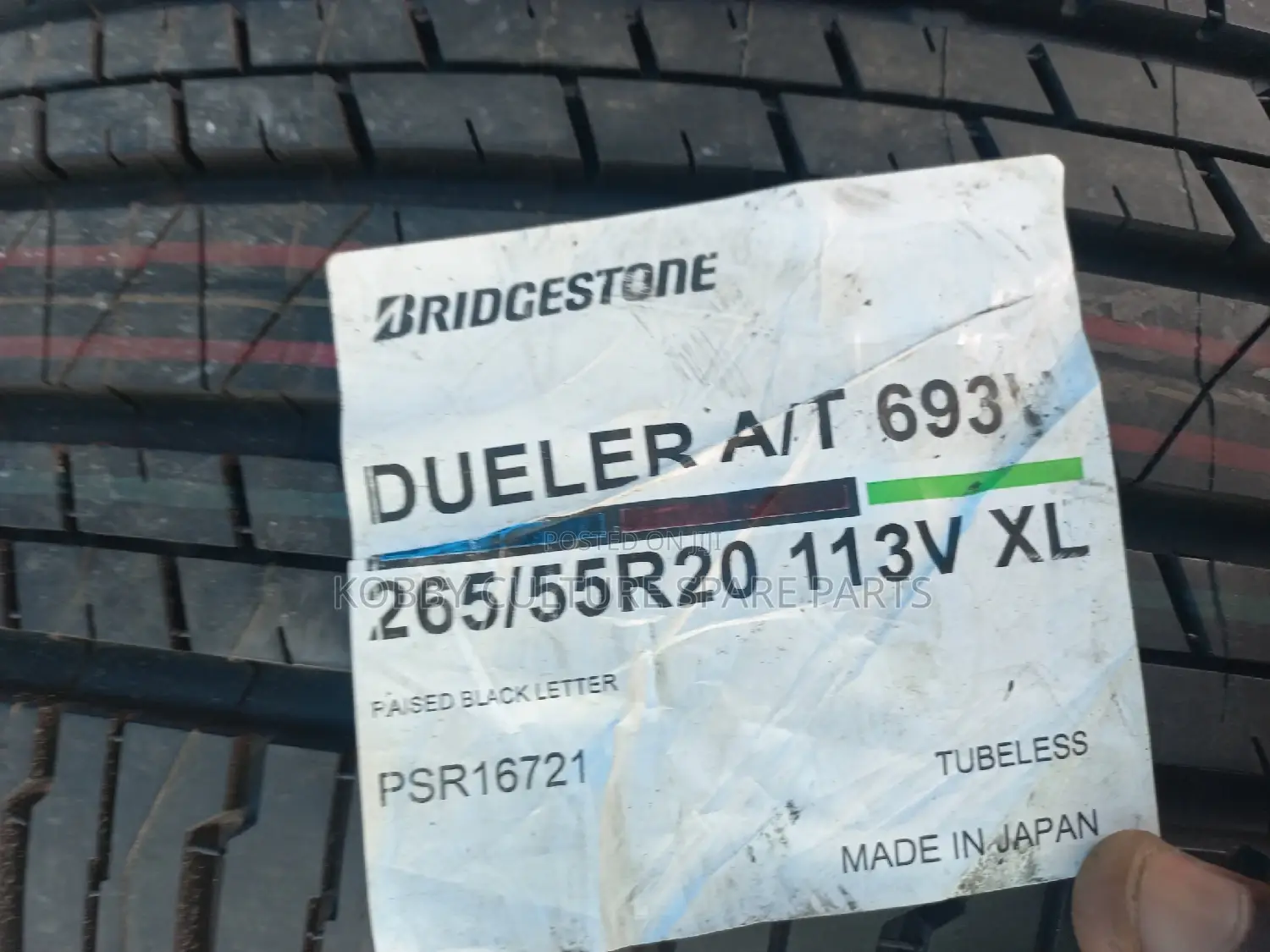 Original Bridgestone 265/55 R20
