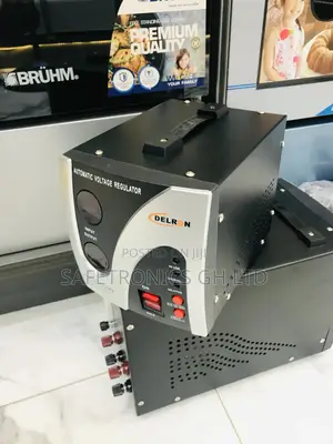 New Automatic Delron Voltage Regulator  Das-1500