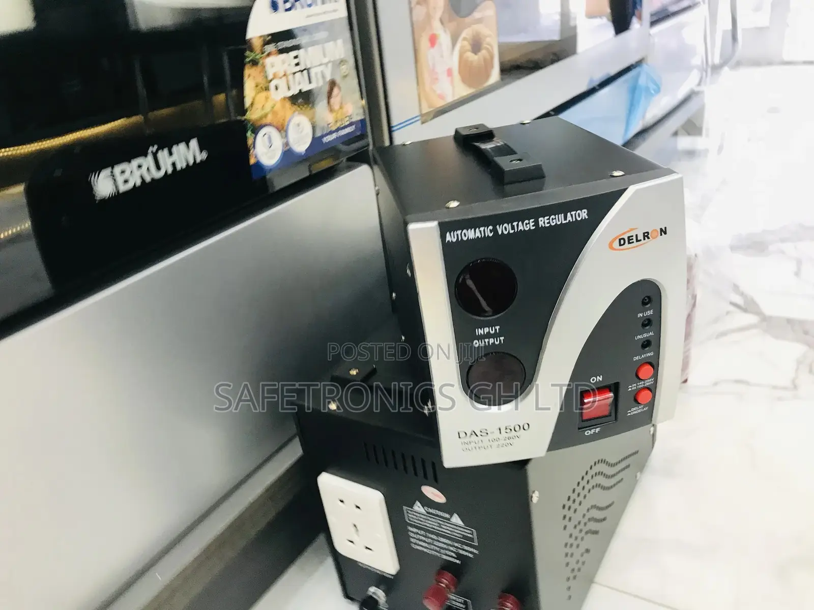 Exclusive Das-1500 Delron Voltage Regulator Automatic