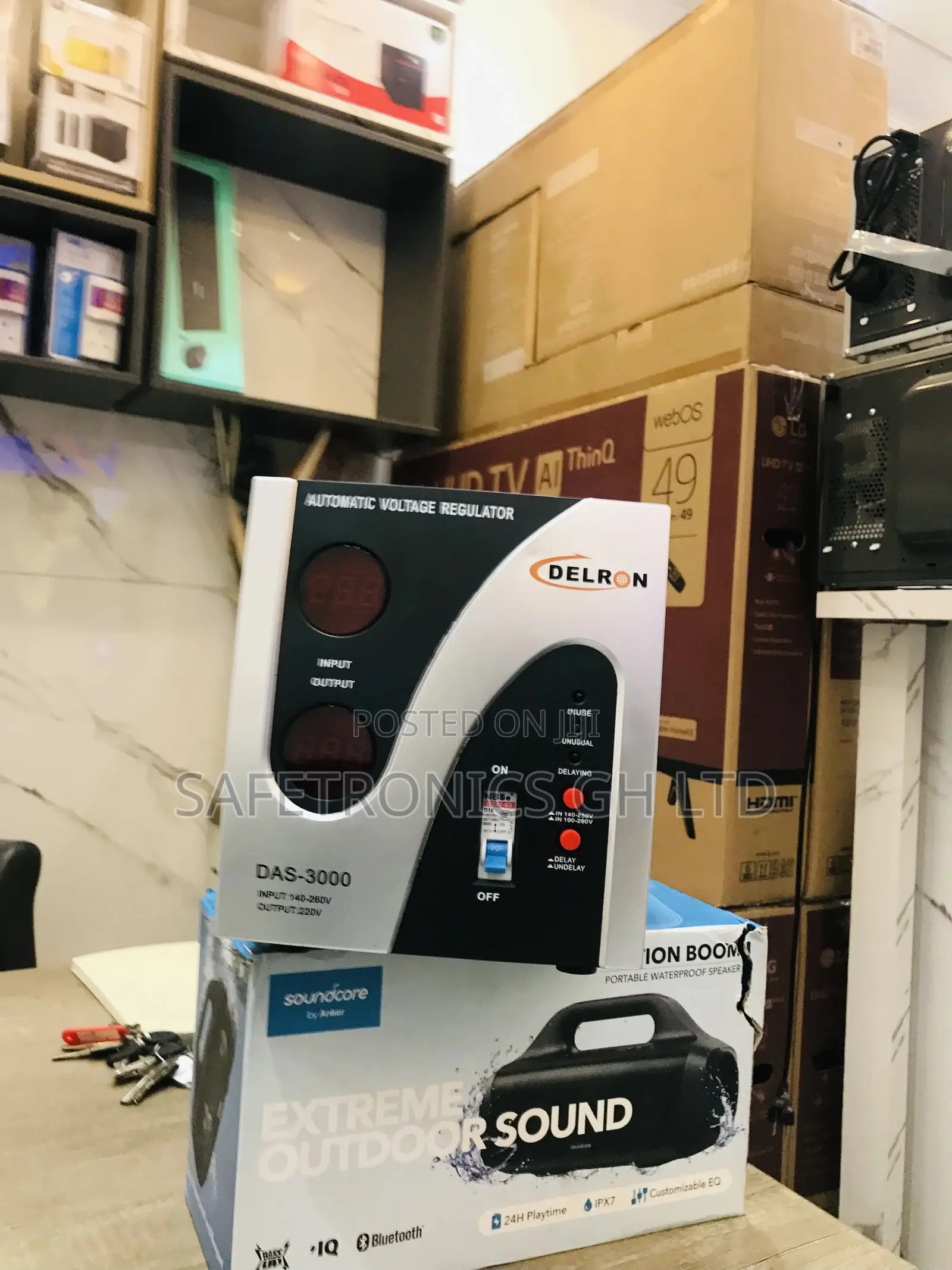 Great Automatic Delron Voltage Regulator Delron Das-3000