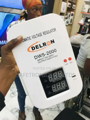 Wall Automatic Delron Voltage Regulator DWS-2000