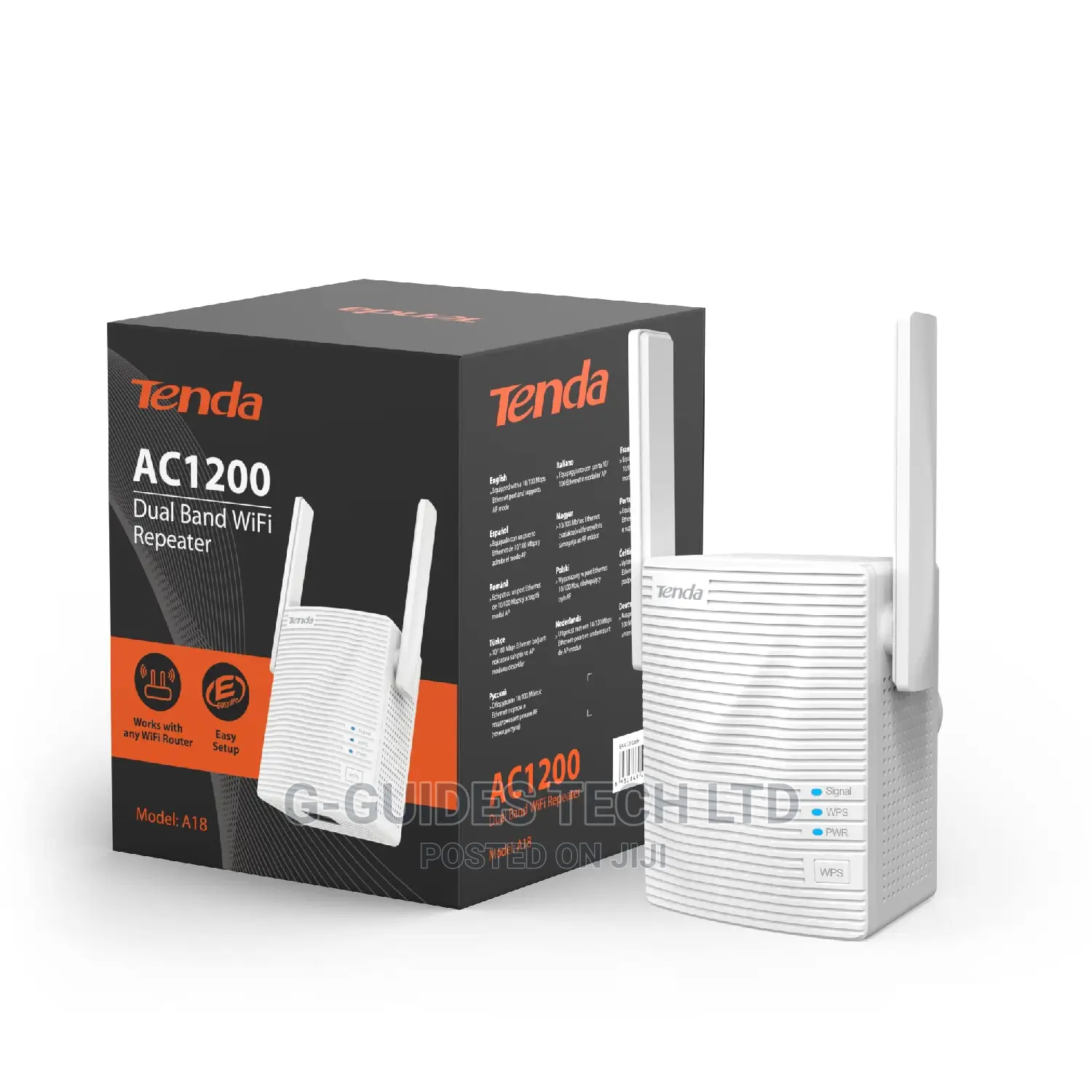 Tenda Ac1200 Dual Band Wifi Repeater, Ac1200 Range Extender