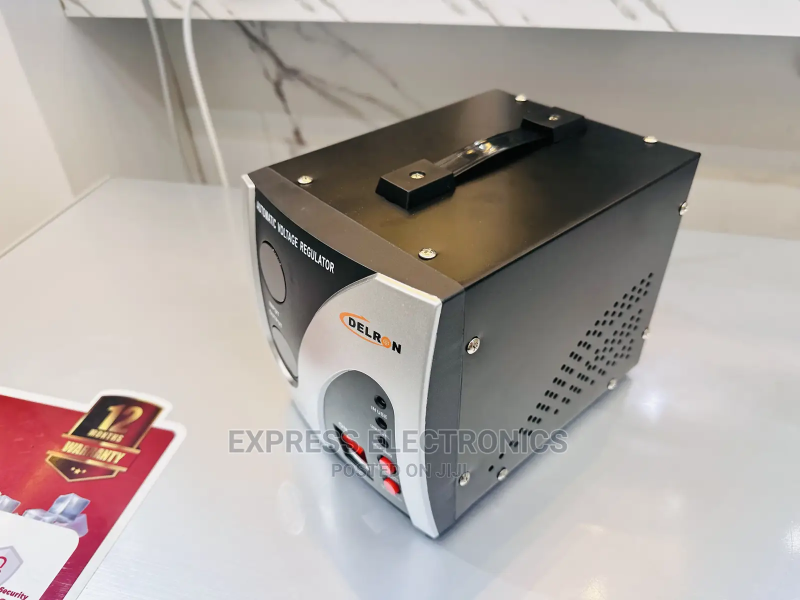 With Digital Display- 1500VA Black Delron DAS-1500
