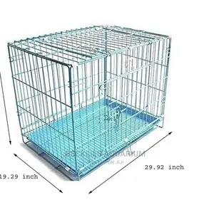 30 Inches Metallic Indoor Dog Cages and Accessories
