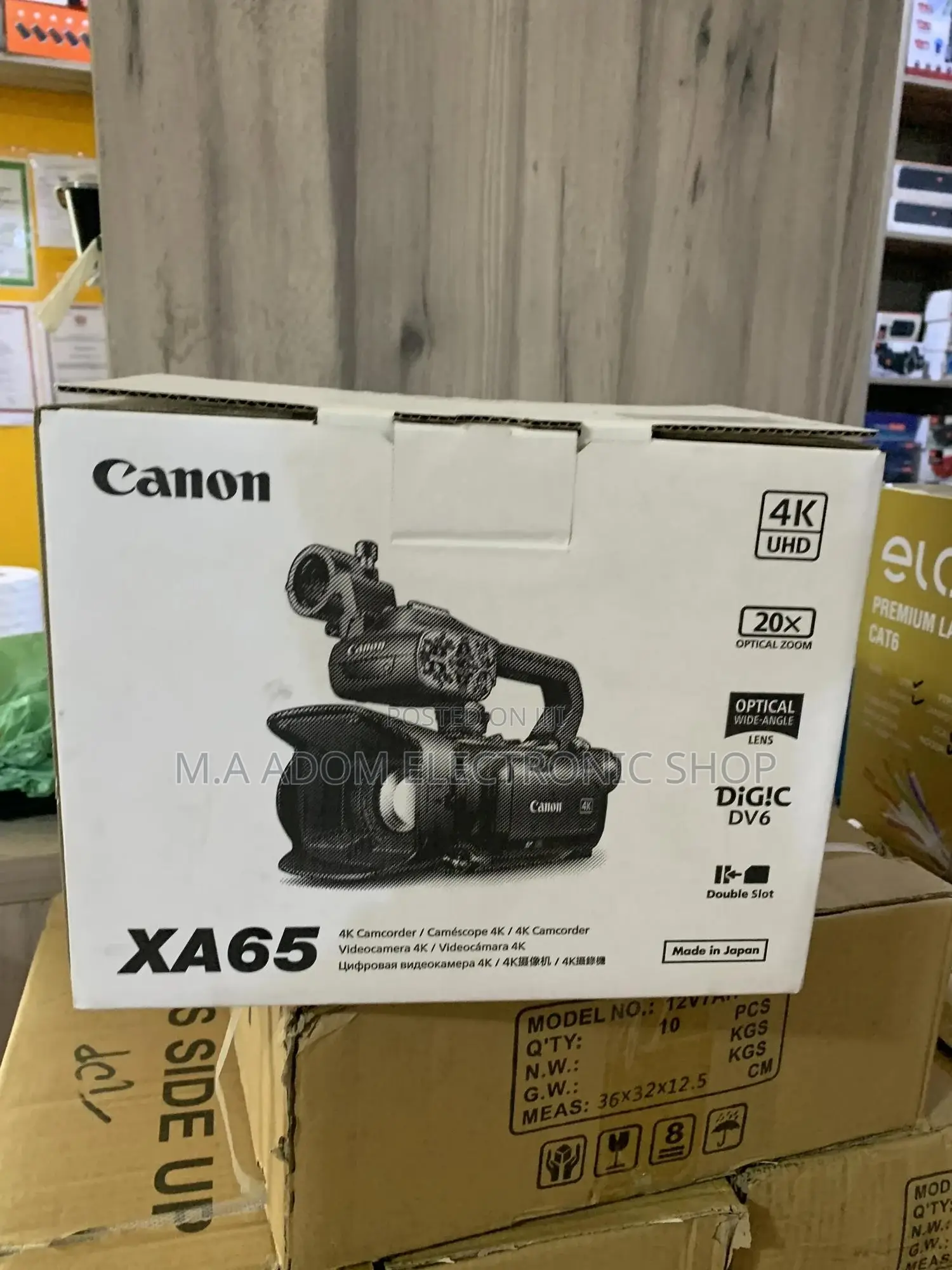 Fresh in Box Canon Xa65 Video Camera With It Accessories
