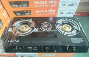 Lefon 3burner Gas Stove (Glass Top)