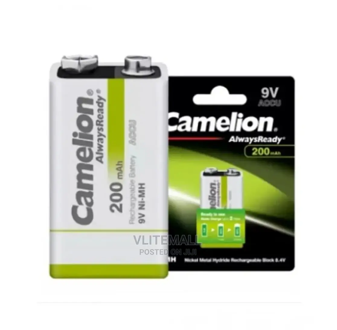 Camelion Alwaysready 9V Rechargeable Battery