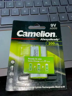 Camelion Alwaysready 9V Rechargeable Battery