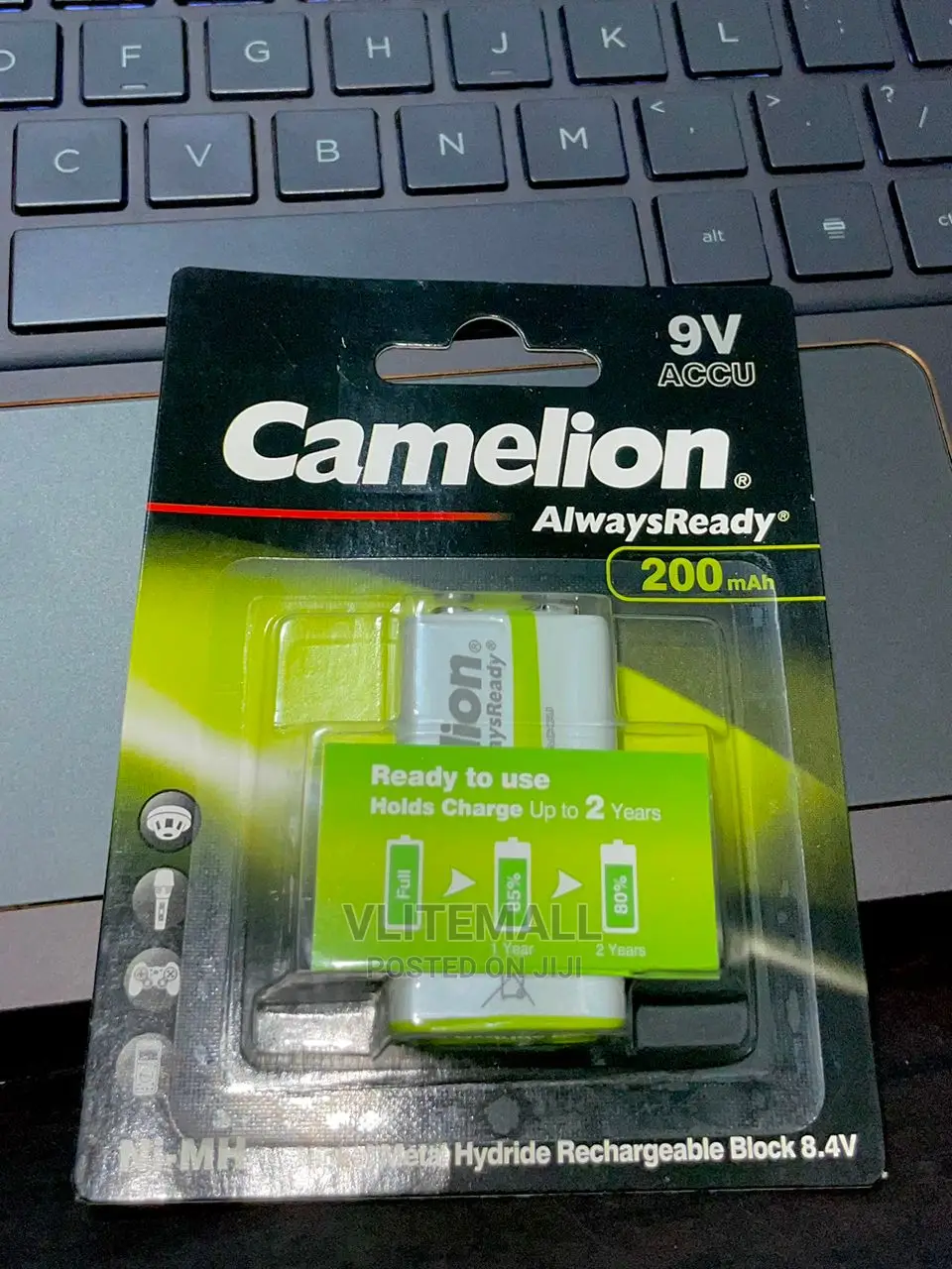 Camelion Alwaysready 9V Rechargeable Battery