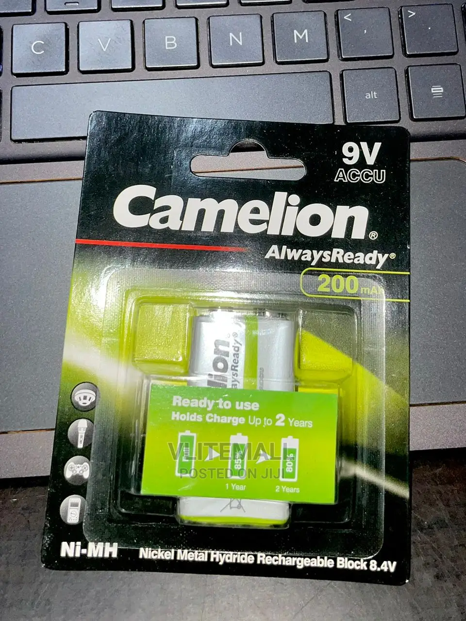 Camelion Alwaysready 9V Rechargeable Battery