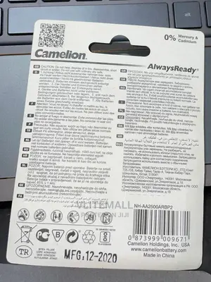 Camelion Alwaysready Aa Rechargeable Battery