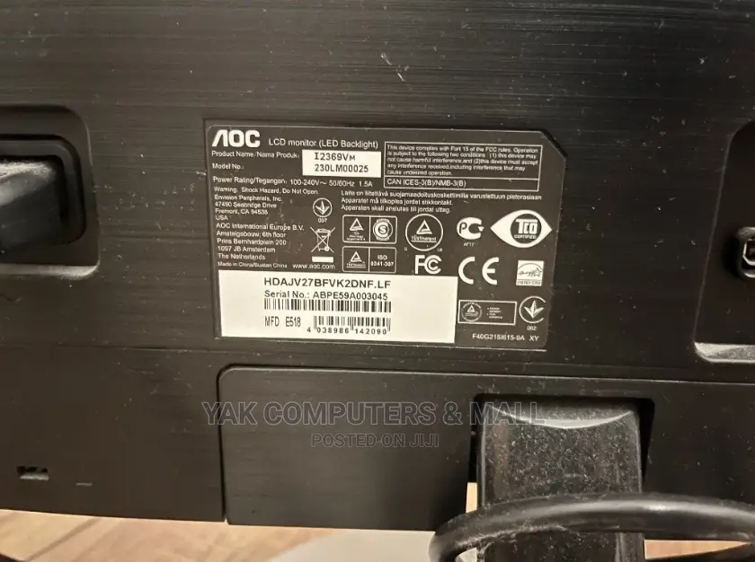 24 Inch Ips Bezeles Full Hd Aoc Monitor