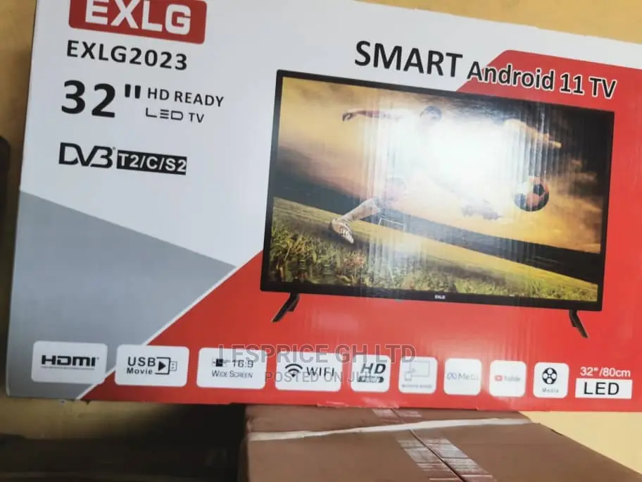 EXLG 32” Android Smart HD Wi-Fi TV