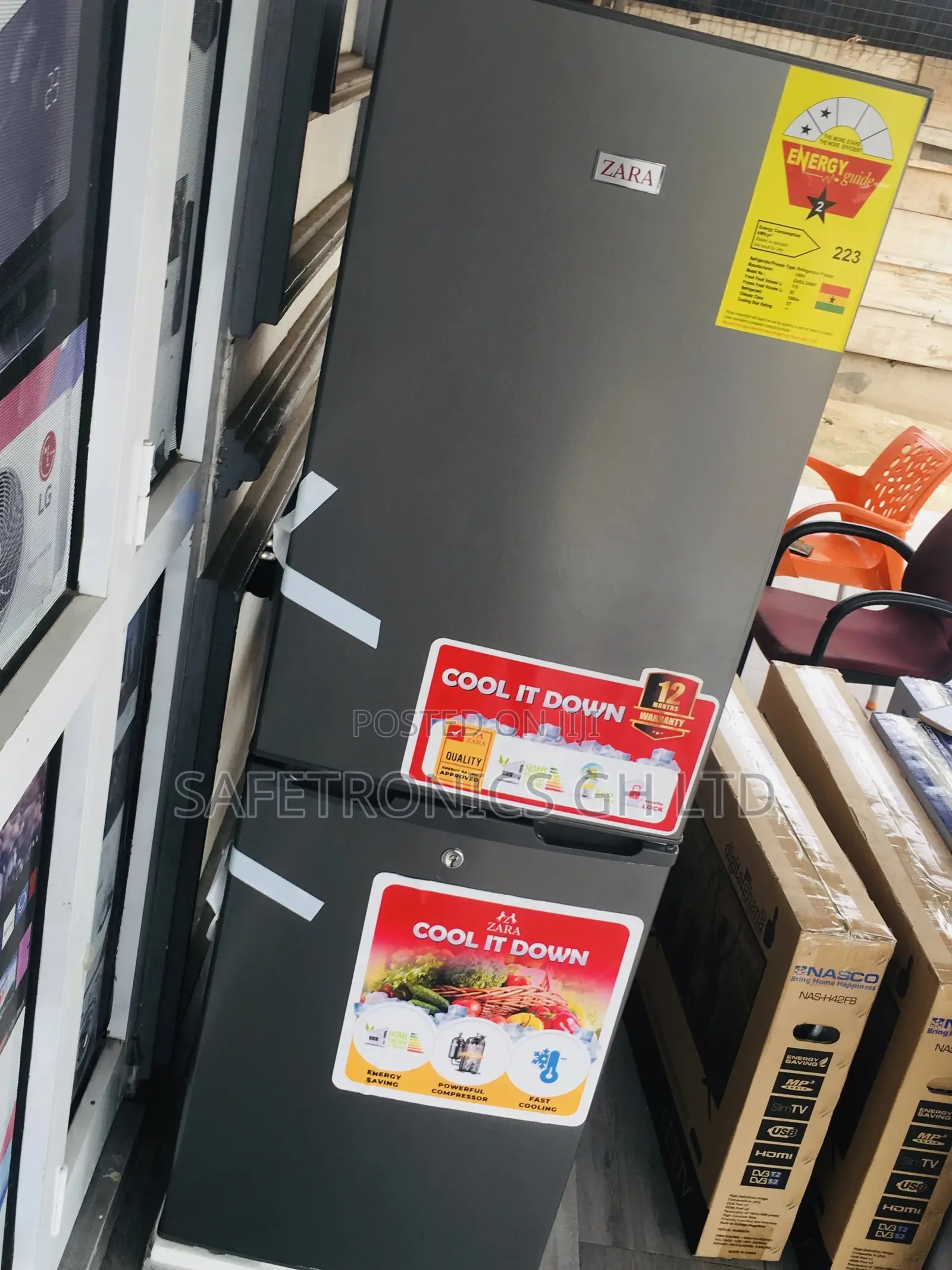 Zara-240bf Fridge Bottomfreezer Doubledoor Affordable