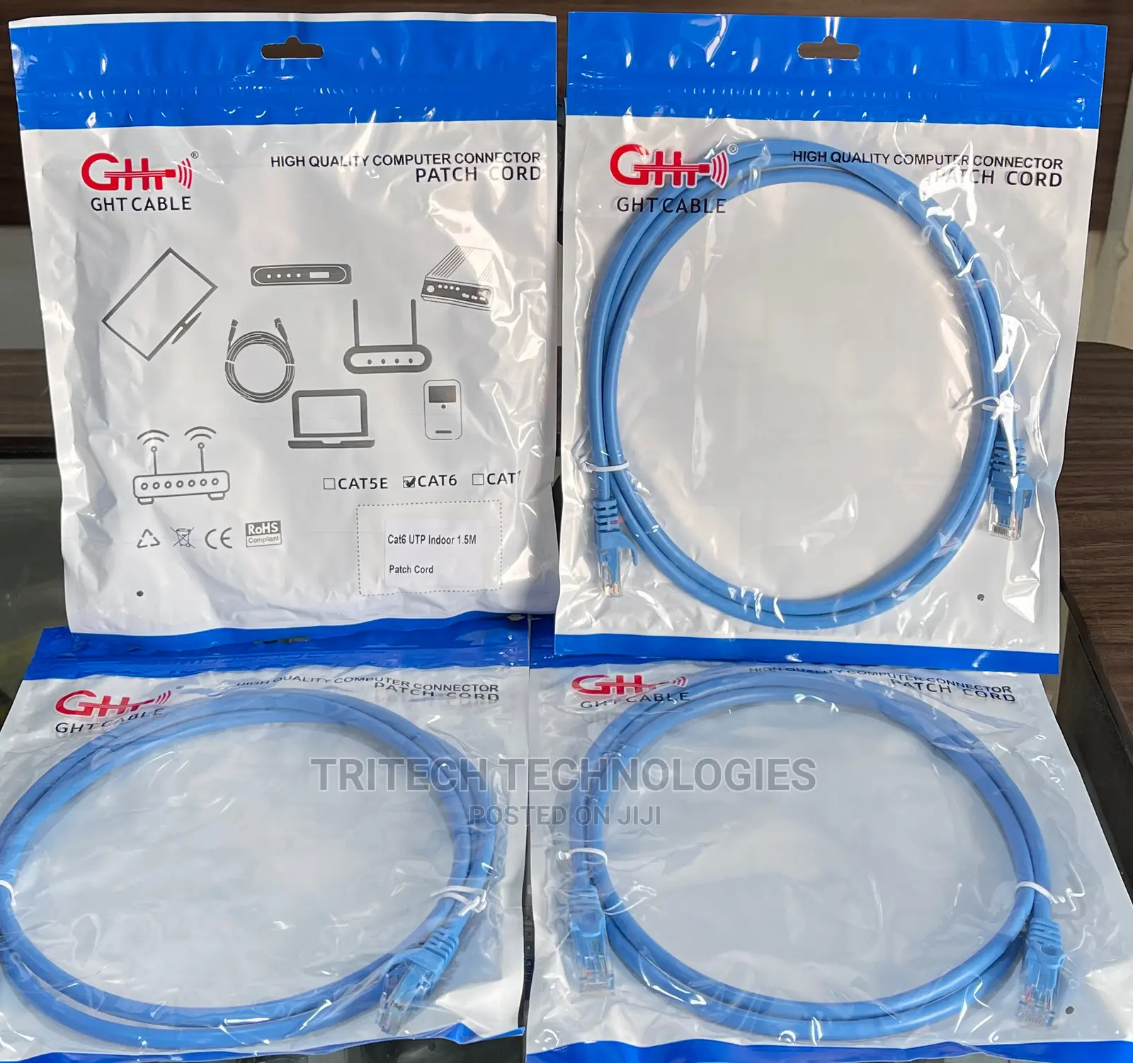 1.5M GHT Cat6 Hich Quality Patch Cord