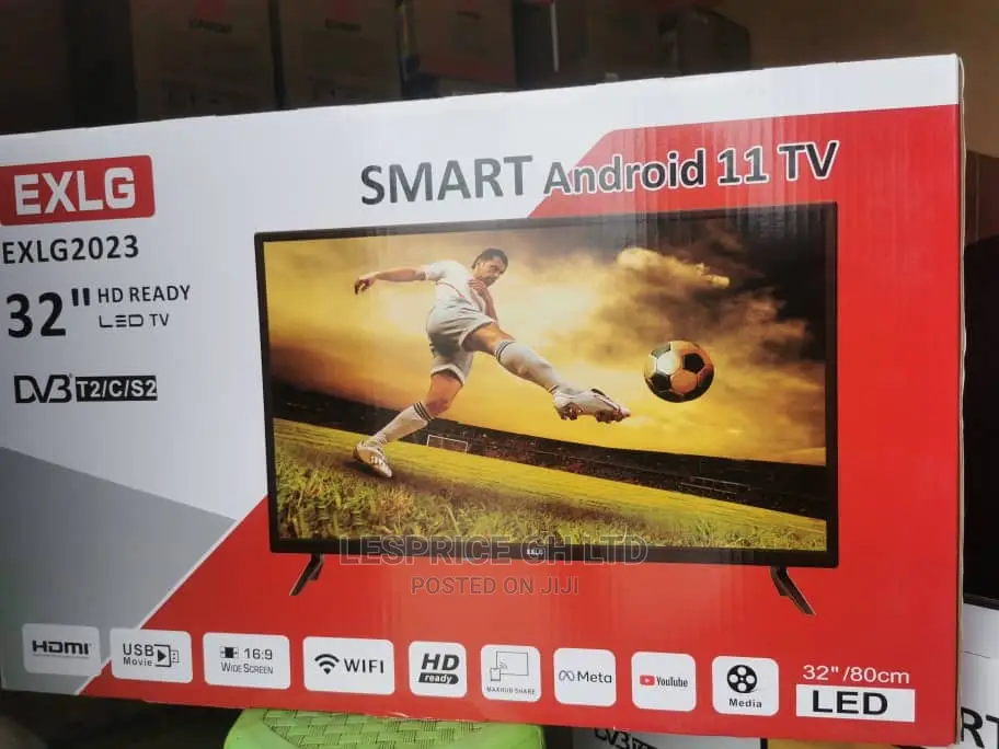 EXLG 32” Android Wi-Fi Tin Frame TV