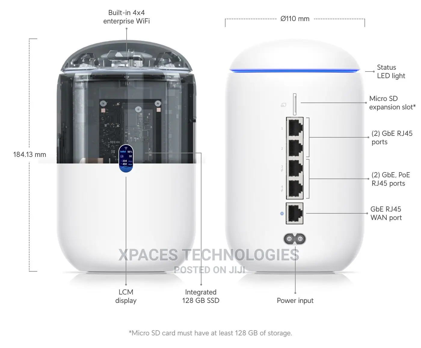Unifi Dream Router Wi-Fi 7 All-in-One Router (Udr7)