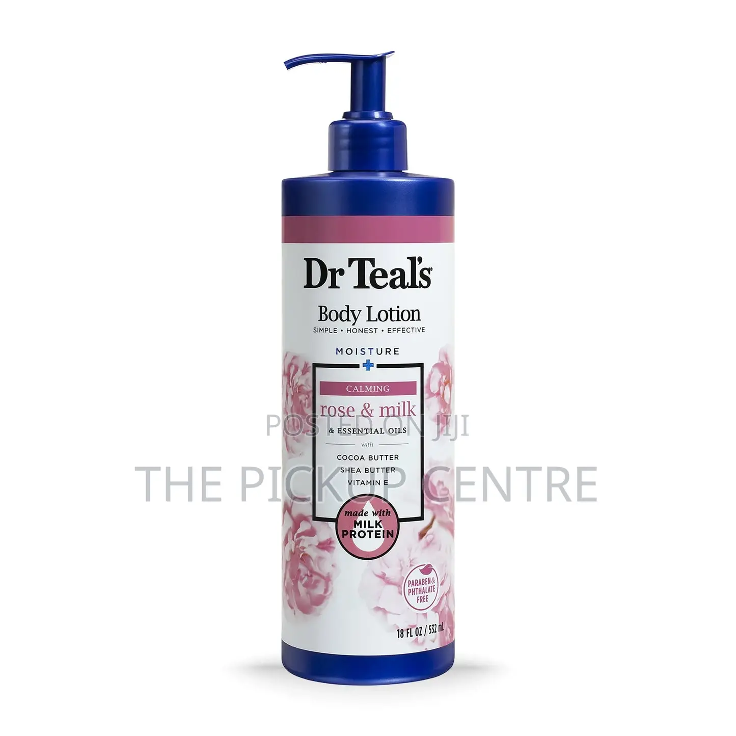 Dr. Teal's Body Lotion + Rose Milk Essential Oils,532ml