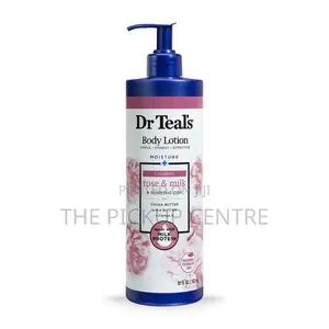 Dr. Teal's Body Lotion + Rose Milk Essential Oils,532ml