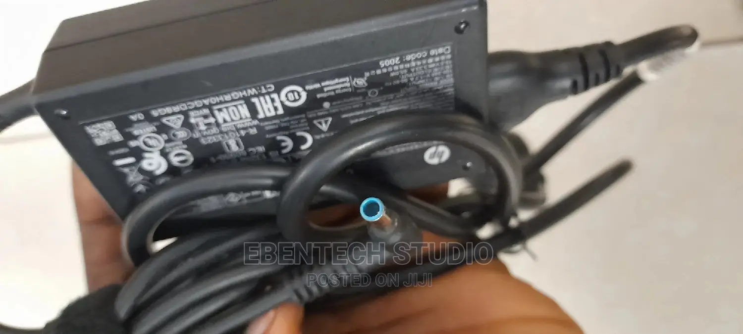 Hp Blue Mouth 65W Small Pin Complete Charger