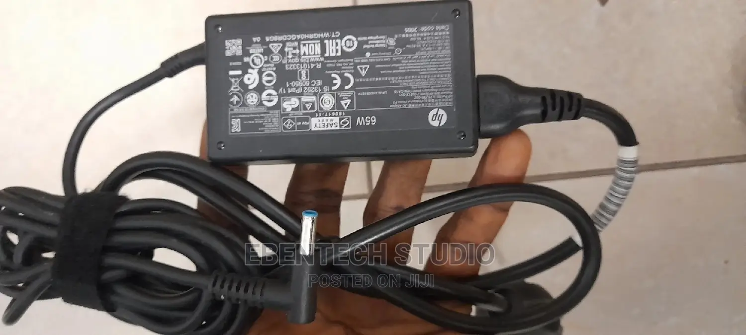 Hp Blue Mouth 65W Small Pin Complete Charger