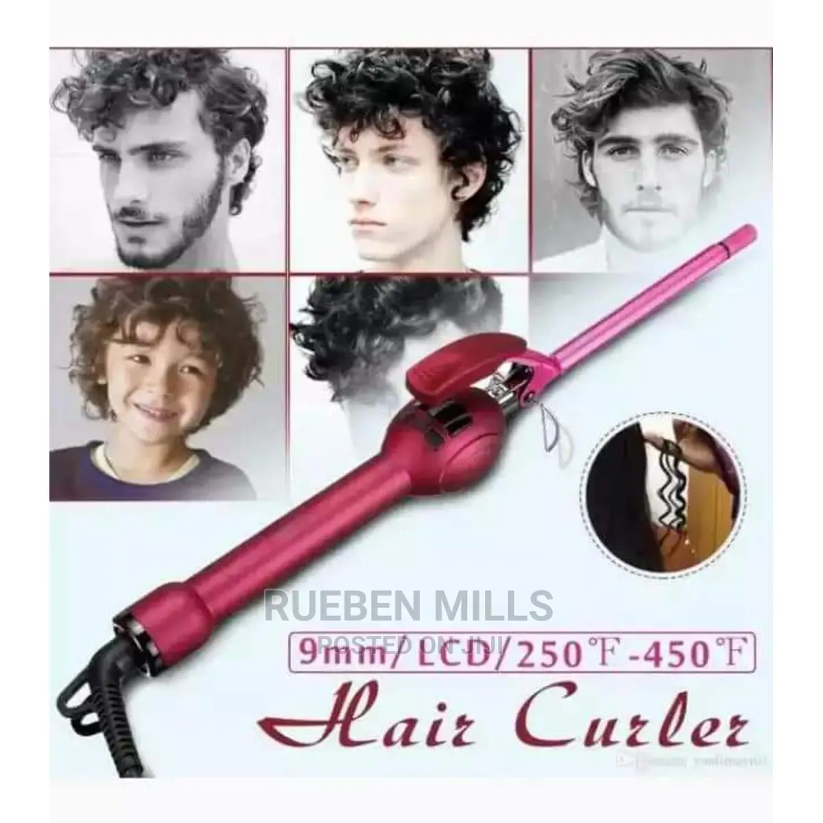 Digital Pixie Hair Tonging Machine