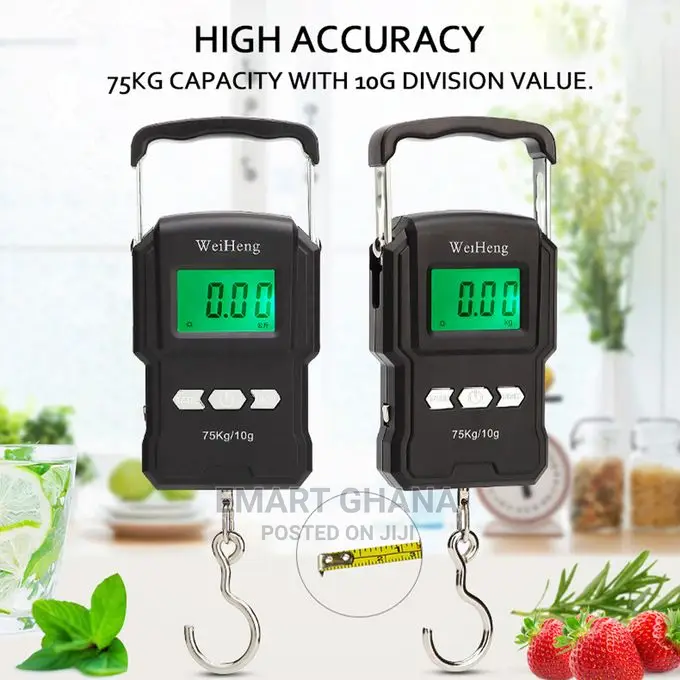 75kg/10g Electronic Backlight Weighing Scale Portable