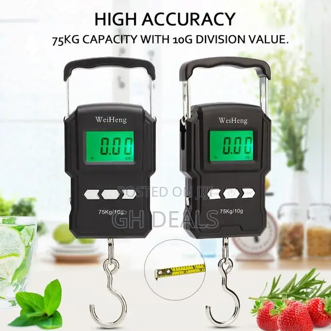 75kg/10g Electronic Backlight Weighing Scale Portable